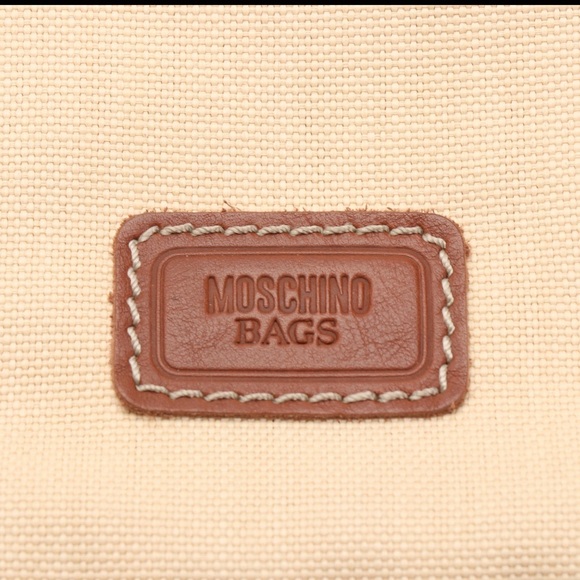 Moschino Brands Small Tote and Wristlet
Clutch in Patent Leather and Canvas - Picture 4 of 8